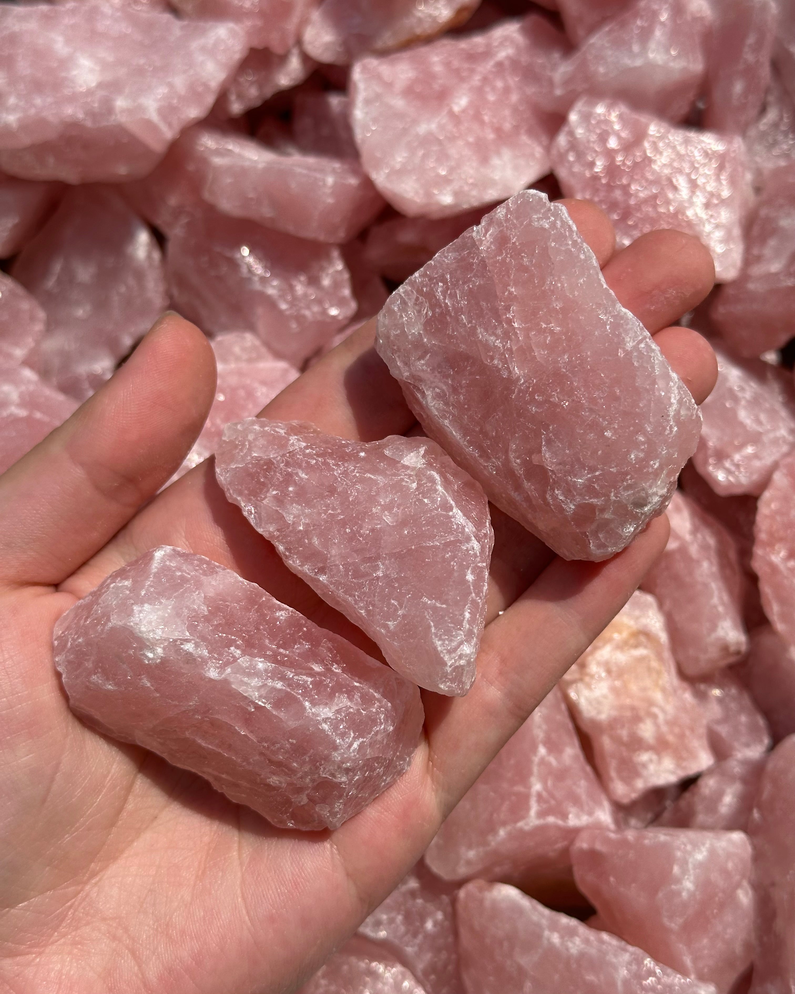 1 KG of AA Grade Rose Quartz Rough