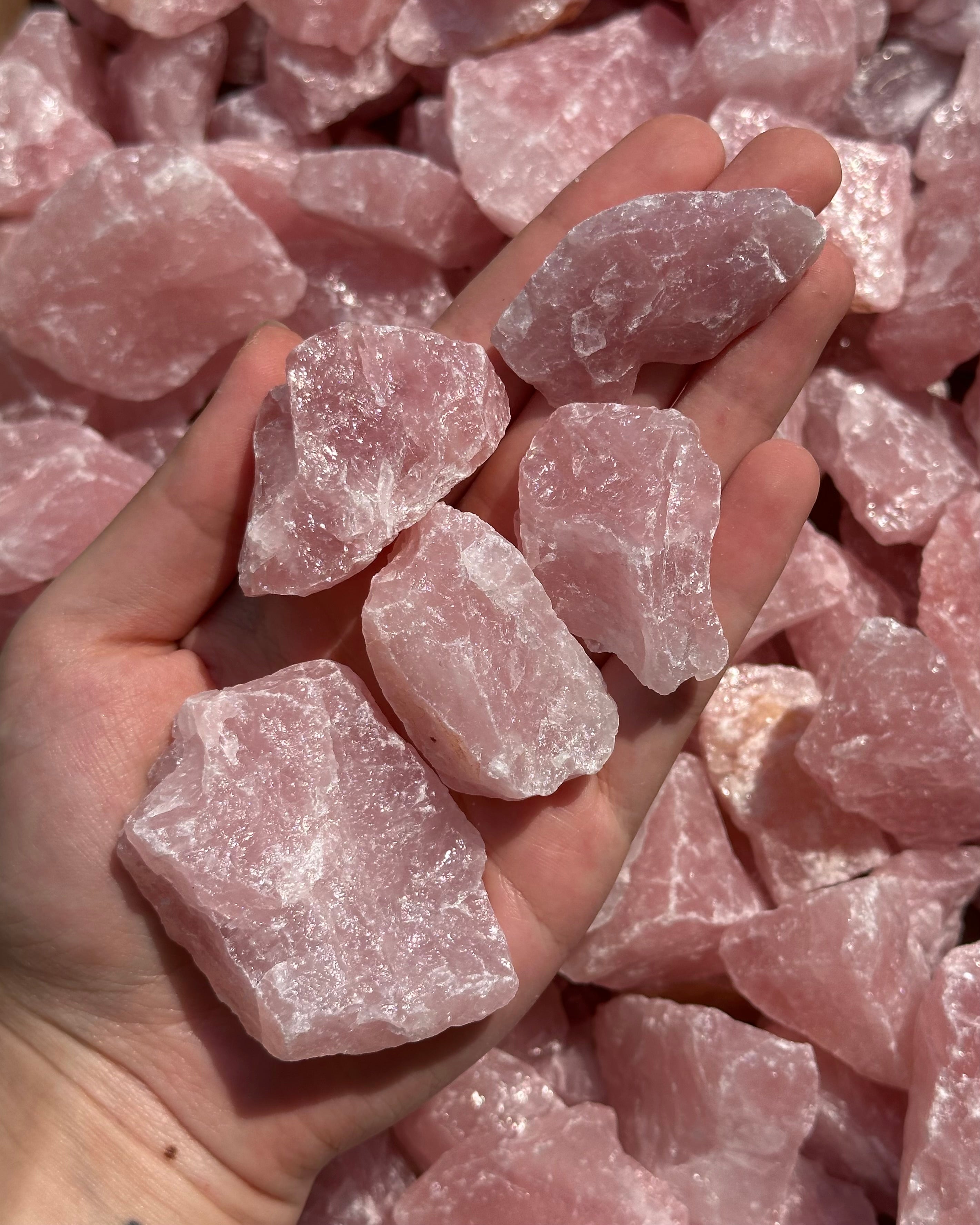 1 KG of AA Grade Rose Quartz Rough