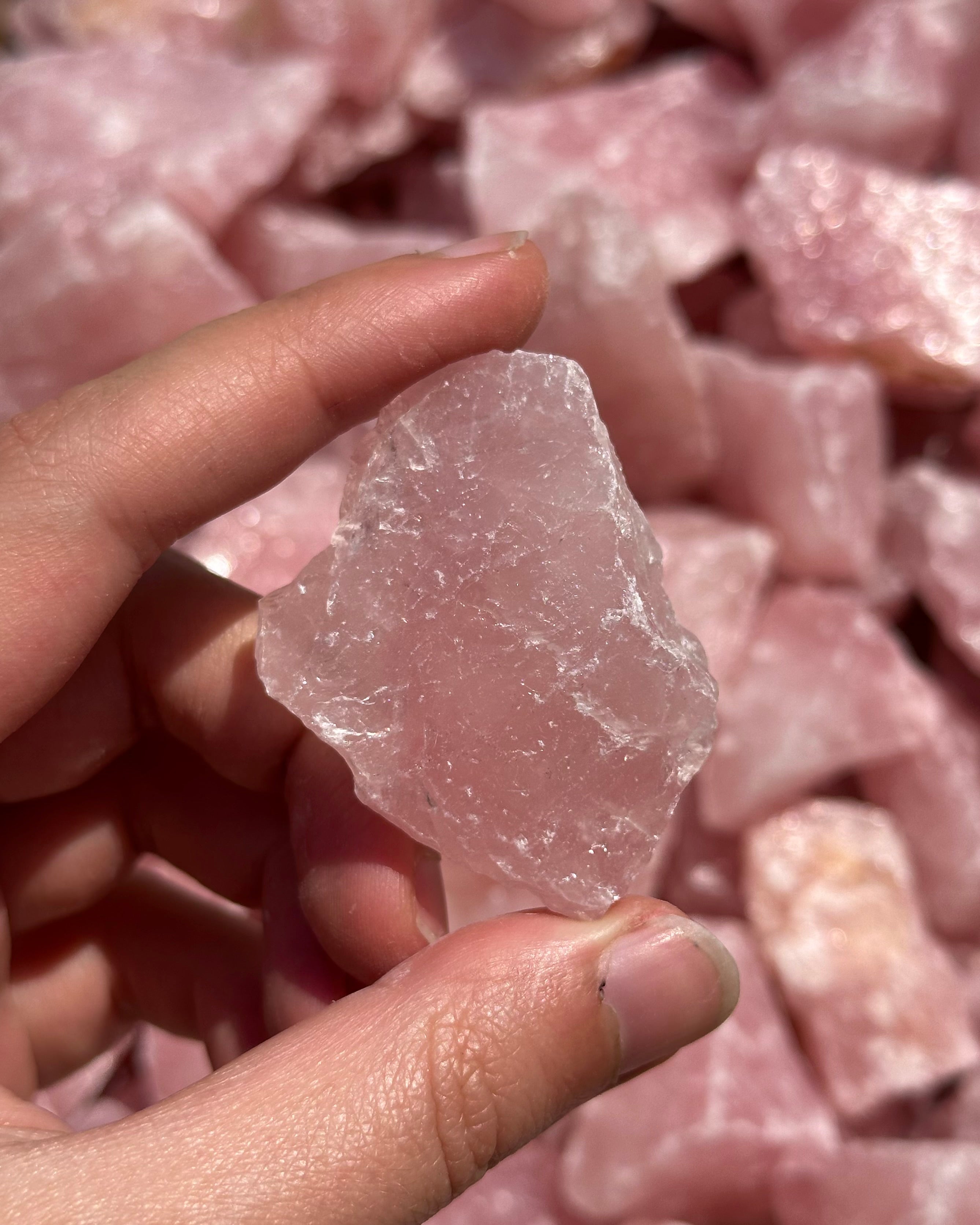 1 KG of AA Grade Rose Quartz Rough