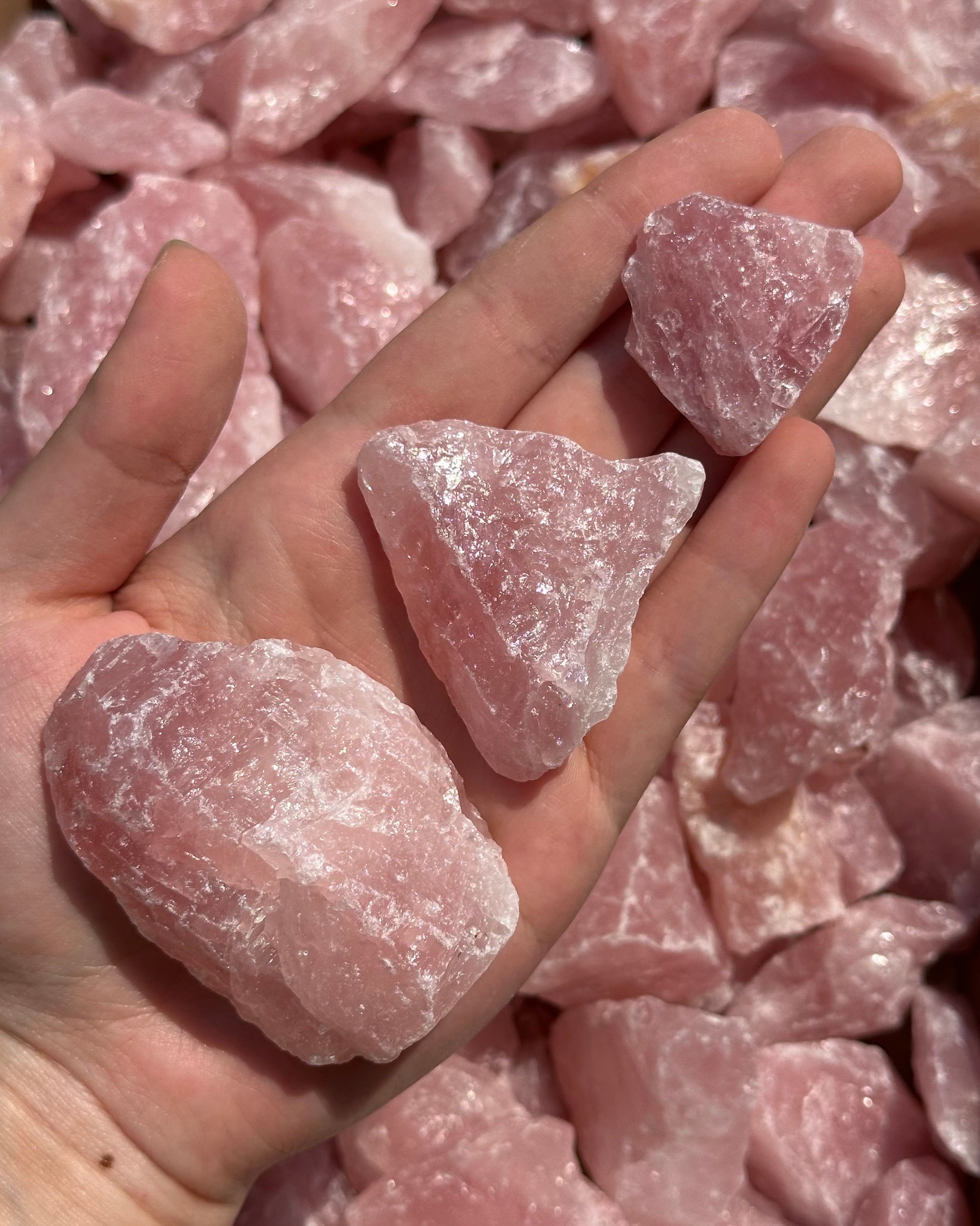 1 KG of AA Grade Rose Quartz Rough